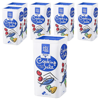 塩事業 天日鹽 盒裝家庭用鹽 800g 方便好倒出設計 防潮控量, 6盒