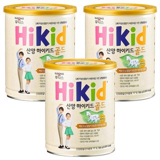 하이키드 골드 산양 분유, 650g, 3개