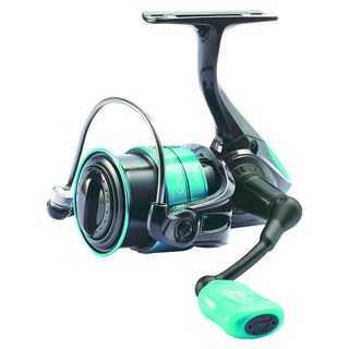 Abu Garcia COLORS SP 3000 MINT SPIN 釣魚捲線器, 1542122, 黑色 + 綠色, 1個