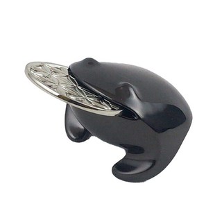 LUCKY TOAD 招財揪吉 揪吉九十 250g 錫合金 台灣設計, 亮鎳黑色