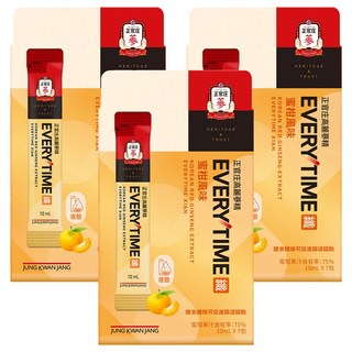 正官庄 Everytime 高麗蔘精EVERYTIME纖 10ml, 7條, 3盒