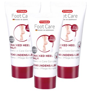 TITANIA 德你雅 尿素5% 修護龜裂護足霜 強效升級版, 30ml, 1條, 3條