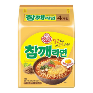 OTTOGI 不倒翁 芝麻拉麵 115g, 4包