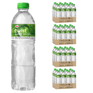 TAISUN 泰山 twist water 環保包裝水, 600ml, 96瓶