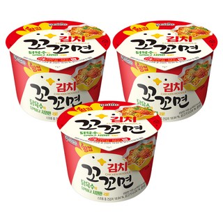 paldo 八道 泡菜咕咕麵大碗麵 105g, 3個