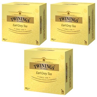 TWININGS 唐寧茶 盒裝伯爵紅茶茶包, 2g, 50包, 3盒
