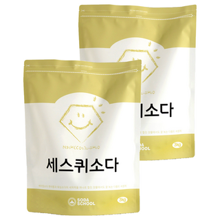 SODA SCHOOL 大容量倍半蘇打清潔劑, 2個, 3kg