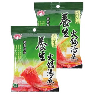 新光洋菜 養生火鍋湯底調味包 大汗不老養生 醇香好味, 75g, 2包