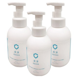 Clean Clean 淨淨 食器清潔皂 按壓瓶 奶瓶/餐具專用 椰子油/棕櫚油植物洗淨力, 500ml, 3瓶