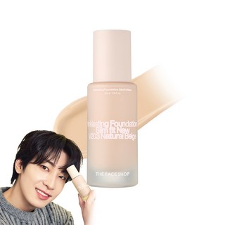 THE FACE SHOP 菲詩小舖 Slim Fit New貼妝持久粉底液 35ml, V203, 1瓶