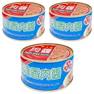 廣達香 肉醬 開罐即食 無添加防腐劑 味精和人工色素, 160g, 3罐