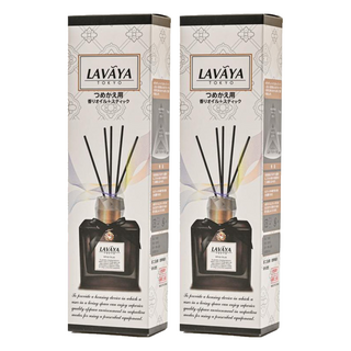 LAVAYA日系晶鑽香氛補充瓶, 白麝香, 80ml, 2瓶
