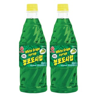 OTTOGI 不倒翁 Oh Chef白葡萄風味飲料基底糖漿, 2瓶, 1kg