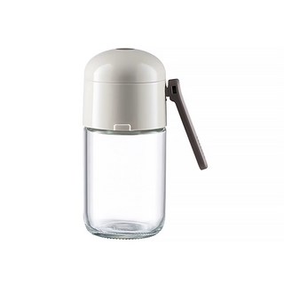 SHCJ 生活采家 密封定量玻璃鹽罐 調味罐 180ml, 1個