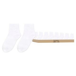 Doobalro 女性用 優質 日常 彈性 短筒 襪子 10雙