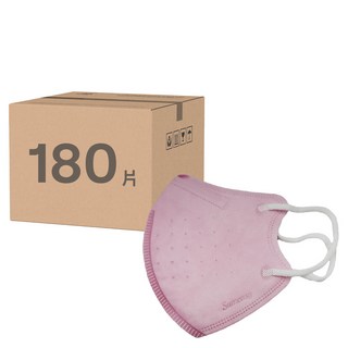 順易利 成人立體醫用口罩 細耳, 粉色, 30片, 6盒