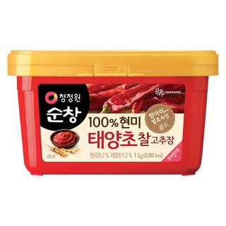 清淨園 Sunchang 糙米日曬辣椒醬, 1kg, 1盒