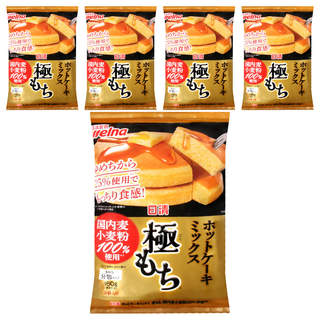welna 日清製粉 極致濃郁鬆餅粉, 日本原裝進口, 輕鬆簡單做出蓬鬆鬆餅, 480g, 5包
