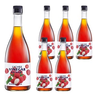 十全 貴妃荔枝醋, 600ml, 6瓶