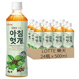 LOTTE 樂天 北枳椇茶, 24瓶, 500ml