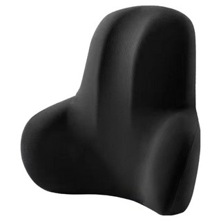 半島良品 記憶棉減壓護腰墊辦公室 車用靠墊, 黑色