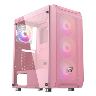 FANTECH 刺客貂蟬 RGB電競電腦主機 粉色中塔機箱, CG80