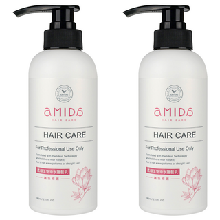 aMIDa 阿蜜達 柔順王免沖水護色護髮乳, 360ml, 2瓶