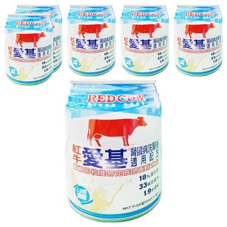 紅牛愛基 低電解質營養液, 237ml, 6罐