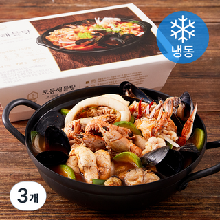 설래담 모둠해물탕 (냉동), 750g, 3개