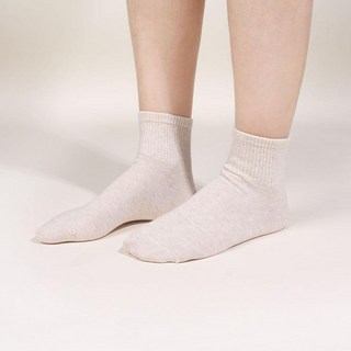 Doobalro 女款優質羅紋中筒襪 10雙