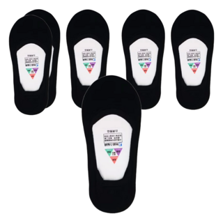 Amiss 機能感 萊卡彈性無痕隱形襪 6雙