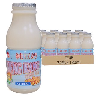 正康 豆奶 原味, 180ml, 24瓶