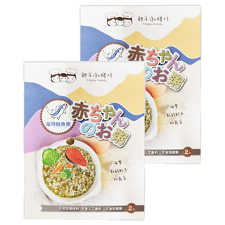 Happy Family 親子御膳坊 海帶鮭魚寶寶粥 6個月以上 2包, 150g, 2盒