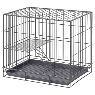 貓籠子家用貓別墅 裸籠, 61 x 42 x 50cm, 黑色, 1個