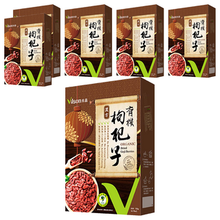 Vilson 米森 有機枸杞子, 135g, 6盒