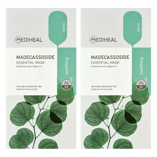 MEDIHEAL 美迪惠爾 積雪草舒緩護理導入精華面膜, 10片, 2盒