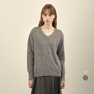 Olivia Lauren 女款羊駝毛V領套頭衫 VOBBL4WA241