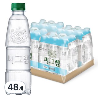 씨그램 플레인 무라벨 탄산수, 350ml, 48개