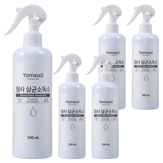 Tamsaa 次氯酸水噴霧 500ml 殺菌消毒, 5瓶