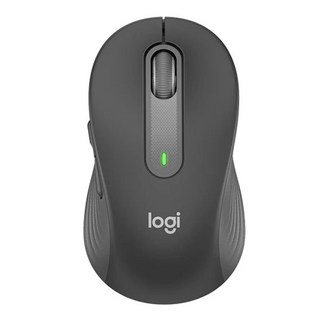 logitech 羅技 多工靜音無線滑鼠 61.8 x 37.8 x 107.19mm 101.2g, M750, 石墨黑