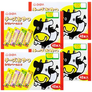 OHGIYA 扇屋 鱈魚起司條 風味濃郁 方便攜帶 美味零食, 115.2g, 4盒