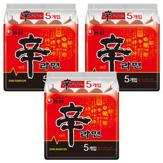 NONGSHIM 農心 韓國境內版 辛拉麵 120g, 15包