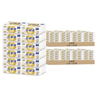 倍潔雅 好韌真 抽取式衛生紙, 拉力韌度升級, 厚柔設計, 原生紙漿, 12包, 12袋