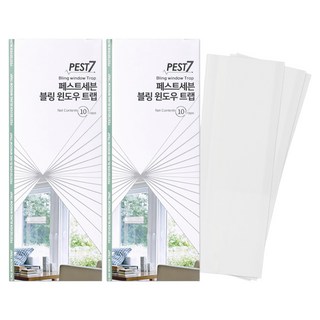 페스트세븐 블링 윈도우 끈끈이 트랩 10p, 80g, 2개