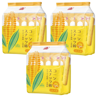 北田 玉米棒 玉米濃湯味, 105g, 3袋