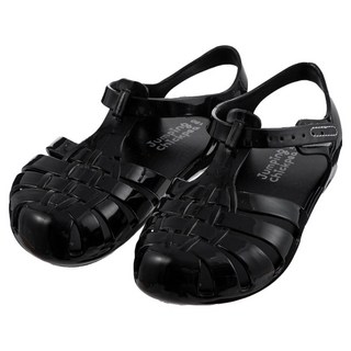 JumpingChickpea 兒童基本編織果凍鞋涼鞋