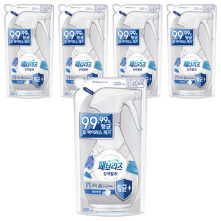 Febreze抗菌加織物除臭劑補充型, 320ml, 5包