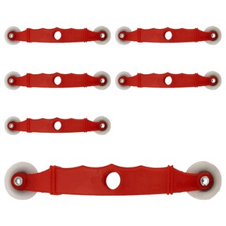 minono 米諾諾 紗窗專用安裝滾輪 6個, 紅白色