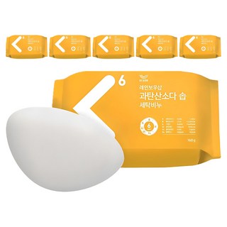REBOW 過碳酸鈉皂 洗衣皂, 160g, 6個