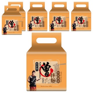 PaMi 曾拌麵 胡蔴醬香 Set，手工製麵 波浪厚芯麵 4包, 24包
